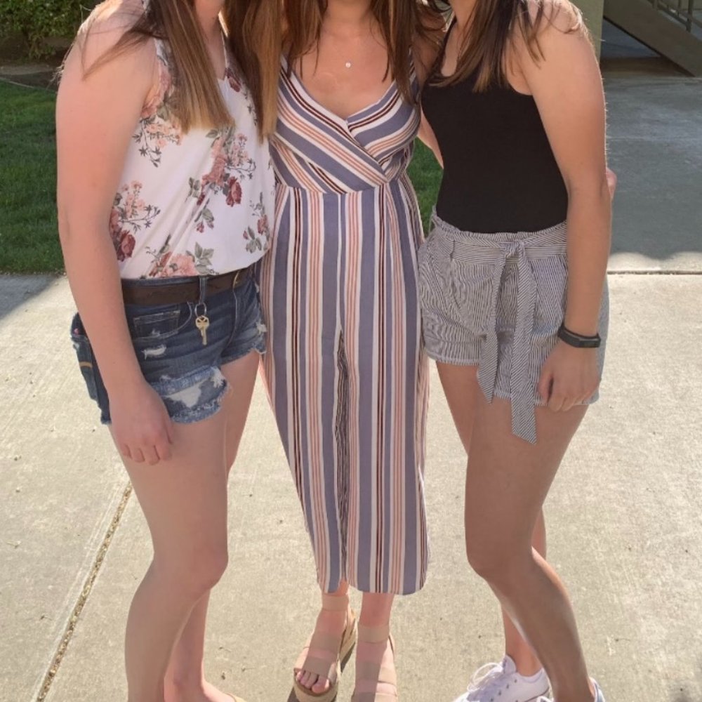 Dress Forum Striped Jumpsuit